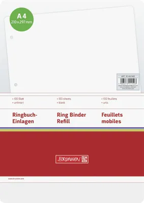 Produktbild von Brunnen 1066940, 210 x 297 mm (A4), 70 g/m², Weiß, 100 Blätter