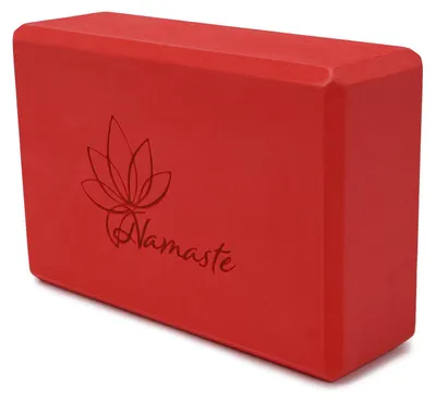 Produktbild von yogabox Yogaklotz / Yoga Block high density XL - bordeaux 23 x 15 x 7,5 cm