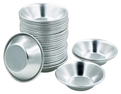 Image de Moules à gâteau en aluminium antiadhésifs, lot de 20, 7,2 cm
