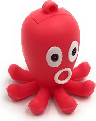 Produktbild von Onlineworld2013 Krake Tintenfisch Oktupus Tier rot Funny USB Stick 64 GB USB 3.0