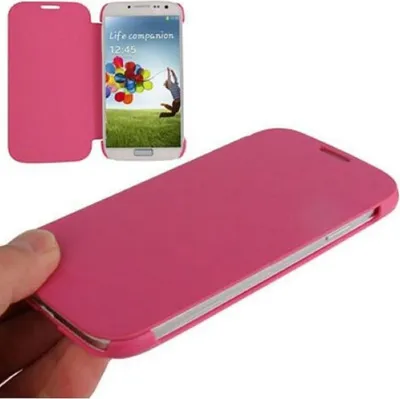 Produktbild von Handyhülle Schutzhülle (Flip Quer) für Handy Samsung Galaxy S4 GT-I9500 / GT-I9505 / LTE+ GT-I9506 / Value Edition GT-I9515 pink