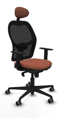 Produktbild von Bürostuhl mit Kopfstütze Jorquera Piqueras y Crespo 1D036G1 Braun Schwarz