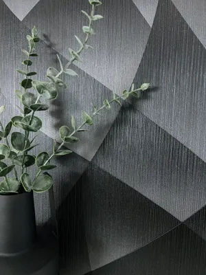 Produktbild von NEWROOM Tapete Arael Black Schwarz Vliestapete - Modern Grafik Linien Germany