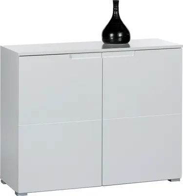 Produktbild von Kommode >Suzette< in Weiß aus MDF - 100x80x40cm (BxHxT)