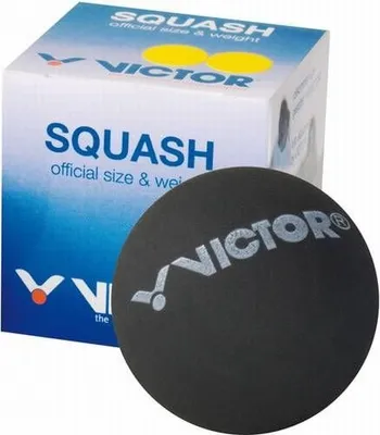 Produktbild von Victor Squashball, sehr langsam, doppel gelb