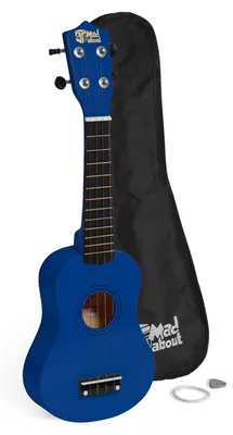 Produktbild von Sopran-Ukulele mit Gigbag und Carbon-Saiten