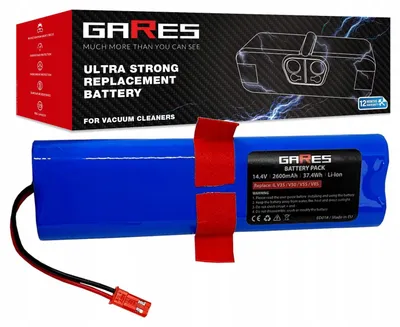 Obrázek produktu pro GARES Akumulátor Baterie pro ILIFE V8s V5s Pro 18650B4-4S1P-AGX-2 | 14,4V 2,6Ah | Zesílená série High-Performance | Vysoký výkon |