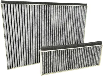 Produktbild von vhbw 2x Filter Ersatz für Siemens LZ11AKB16, LZ10AKA00 für Dunstabzugshauben - 2x Aktivkohlefilter Grau Weiß