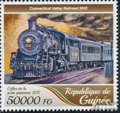 Produktbild von Briefmarken Guinea 2017 Mi 12619 (kompl. Ausgabe) postfrisch Dampflokomotiven
