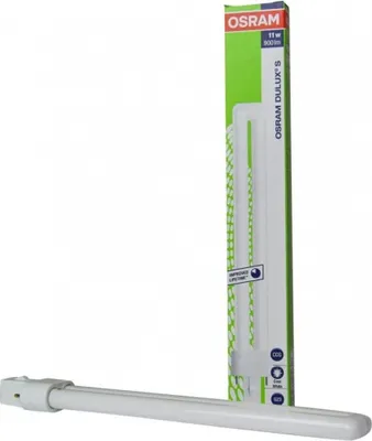 A compact fluorescent lamp and its packaging.