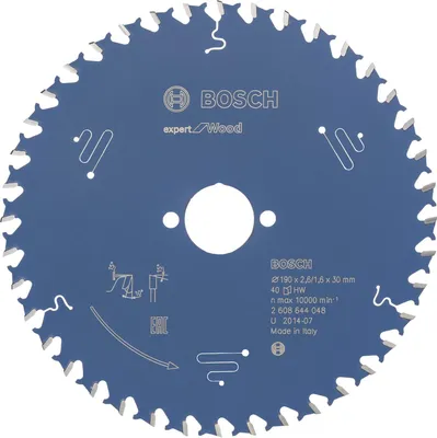 Image de Bosch EXP bois KSB,190×2,6/1,6×30mm,Z40
