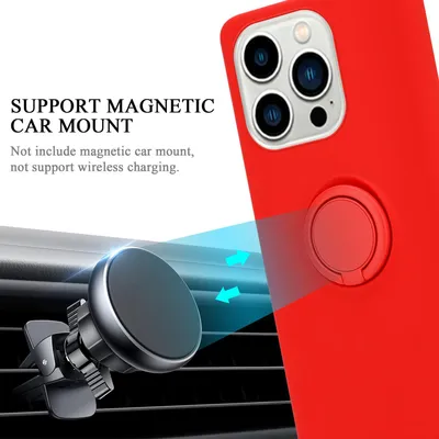 Immagine prodotto di Cadorabo Custodia per Apple iPhone 14 PRO MAX Custodia protettiva in rosso Custodia per telefono cellulare Custodia TPU Cover