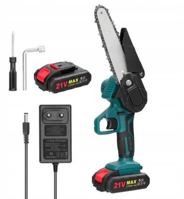 Produktbild von Mini Akku-Kettensäge – 6 Zoll, 21V 1.2Ah