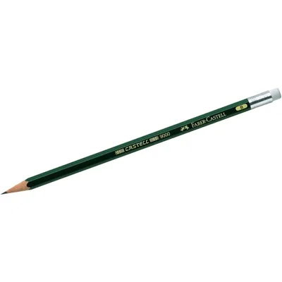 Produktbild von Bleistift Castell 9000 B mit Radierer
