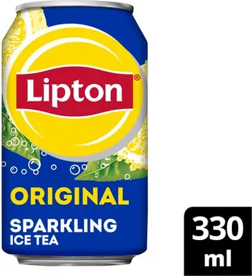 Immagine prodotto di Lipton - Bevanda rinfrescante Lipton tè freddo frizzante Blik 330ml | 24 pezzi