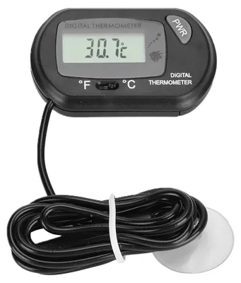 Immagine prodotto di Sensore LCD digitale, termometro-regolatore per acquari, accessorio per acquari con cavo, nero