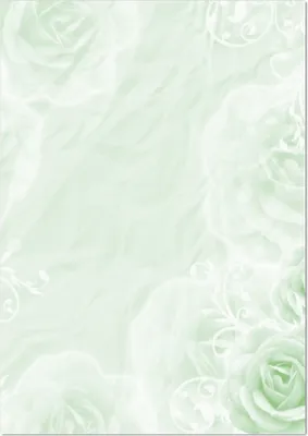Produktbild von Motiv Briefpapier (Grün-Blumen-5009, A4, 25 Blatt). Einseitig bedrucktes Briefpapier,  beschreibbar, für alle Drucker/Kopierer geeignet