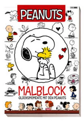 Produktbild von Peanuts: Malblock - Glücksmomente mit den Peanuts