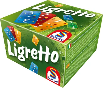 Produktbild von Das Spiel Ligretto, polnische Ausgabe, grüne Schachtel