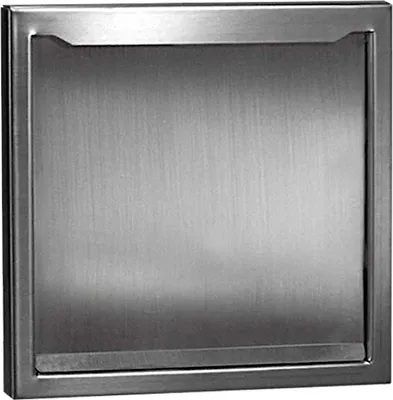 Produktbild von Sagemüller & Rohrer Ersatzklappe mit Rahmen für PowAirbox Mauerkasten mit Edelstahl-Front / Ersatzteil