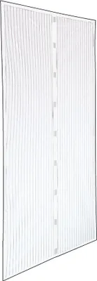 Zdjęcie produktu dla Biała magnetyczna maska przeciw muchom 140 x 240 cm, 2 sztuki (70 x 240 cm)