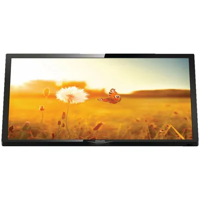 Obrázok produktu pre Philips 24HFL3014P/12, 61 cm (24"), 1366 x 768 px, HD, LED, DVB-C, DVB-T, DVB-T2, Čierna, Priehľadná