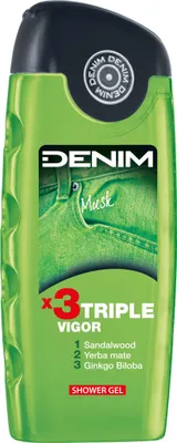 Imagen del producto de DENIM Musk Gel de ducha para hombre, 250 ml - Frescura revitalizante