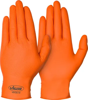 Obrázok produktu pre Nitrilové rukavice 100ks/box Ochrana proti oleju, mastnote, chemikáliám a nečistotám