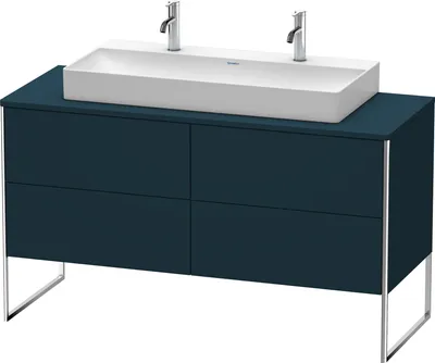 Produktbild von Waschtischunterbau XSQUARE 778x1400x548mm nachtblau seidenmatt nachtblau seidenmatt