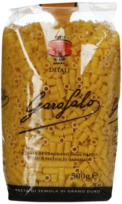 Produktbild von Italian Gourmet Pasta Ditali 8 x 500 g – Kleine Röhrennudeln aus Hartweizengrieß, ideal für Minestrone, Suppen & Pasta e Fagioli, al dente Genuss + Italian Gourmet Polpa