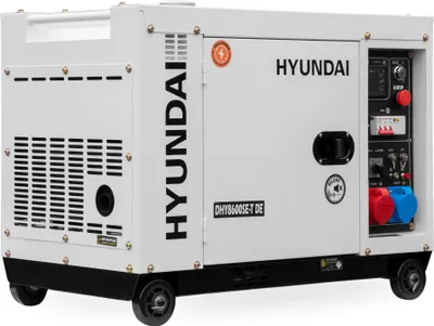 Produktbild von HYUNDAI Diesel Generator DHY8600SE-T D (6.3kW / 7.9kVA, Elektrostart, 1 x 230V + 400V)