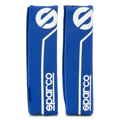 Immagine prodotto di Sparco SPC1200 cuscinetto guida cinture di sicurezza per auto, 2 pezzi, universale, blu