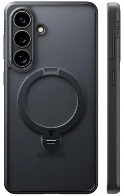 Productafbeelding van Torras – Beschermhoes voor de Samsung Galaxy S26 Plus met draaibare standaard – zwart