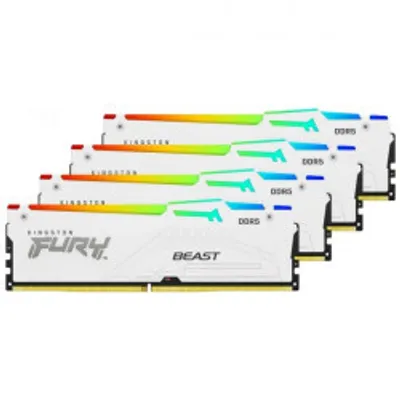 Obrázok produktu pre Kingston Technology FURY Beast RGB, 128 GB, 4 x 32 GB, DDR5, 288-pin DIMM