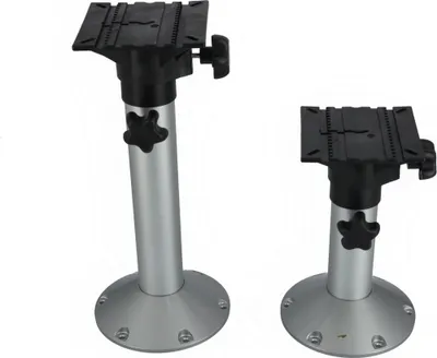 Produktbild von Stuhlbein mit abnehmbarer Drehscheibe, 360° drehbar, Stuhlfuß 340-495mm oder 500-745mm Länge, Höhenverstellbar Größe: 340-495 mm