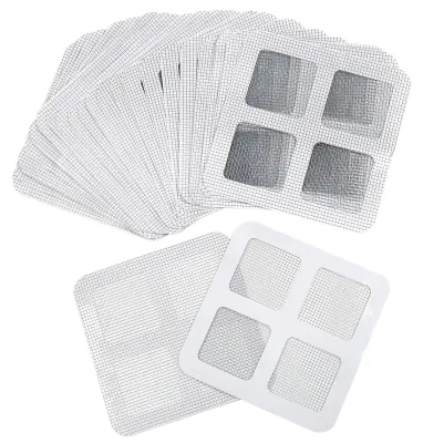 Duschhaarsieb 35 Stück 10 cm, Abflusssieb, Haarfänger, Aufkleber