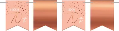 Produktbild von Rosy Blush 70th Birthday Wimpelkette 6m