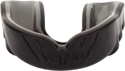Productafbeelding van Mondbeschermer - Bitje voor vechtsport - Gebitsbeschermer - Rubber - Zwart-wit