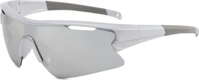 Zdjęcie produktu dla INF Stylowe okulary przeciwsłoneczne z rtęciową oprawką do aktywności na świeżym powietrzu Srebro