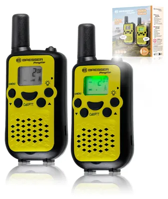 Produktbild von Bresser Youngster Walkie Talkies für Kinder 2er Set bis 6 km mit VOX