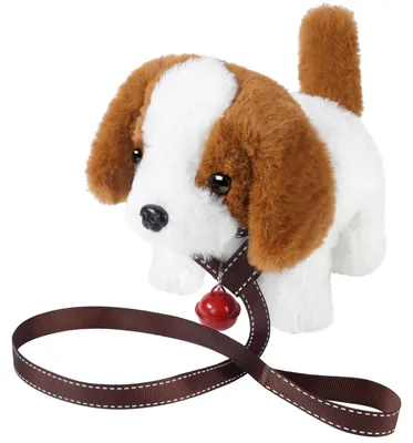 Produktbild von Elektronischer Hund Plüschhund Haustier - Interaktiv - Läuft und bellt - 17 x 14 x 9 cm