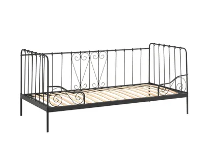 Produktbild von Schwarzes Kojen-Metallbett Alice 90 × 200 cm