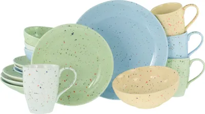 Obrázok produktu pre CreaTable, 24280, Confetti Bunt, kombinovaná sada 16 dielov, kamenina