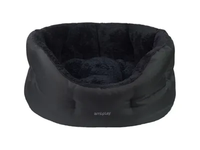 Produktbild von Hundeliegeplatz/Katzenliegeplatz Colosseum ASPEN, Schwarz L Amiplay