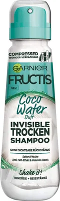 Produktbild von Garnier Trockenshampoo, Invisible, gegen platte, fettige Haare mit Volumen-Boost