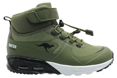 Produktbild von KangaROOS Uni Kinder Kx-hydro Sneaker, Olive Jet Black, 28 EU