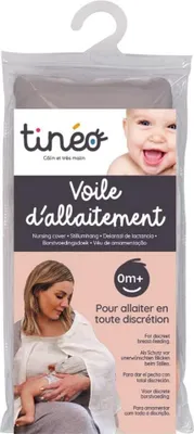 Produktbild von Decke zum Stillen Tineo Grau