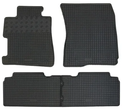 Gummifußmatten Set 4-teilig für Honda Civic VIII (1/2006-1/2012), schwarz