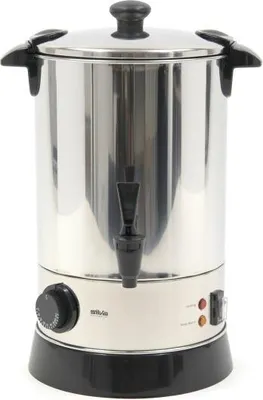 Zdjęcie produktu dla Silva Schneider 415006, 6,8 l, Stal nierdzewna, Gorące napoje, Czarny, Srebrny, obrotowy, 950 W