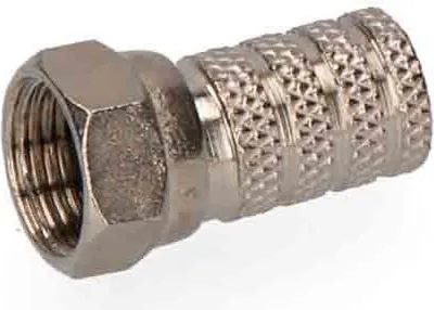 Produktbild von 5 Verbinder "f" Männlich Parabolantenne Metallisch Edm Ausziehbar